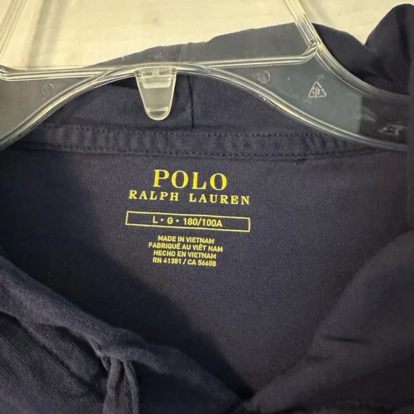 Polo by Ralph Lauren Men's Blue Hoodie Shirt - Picture 3 of 3